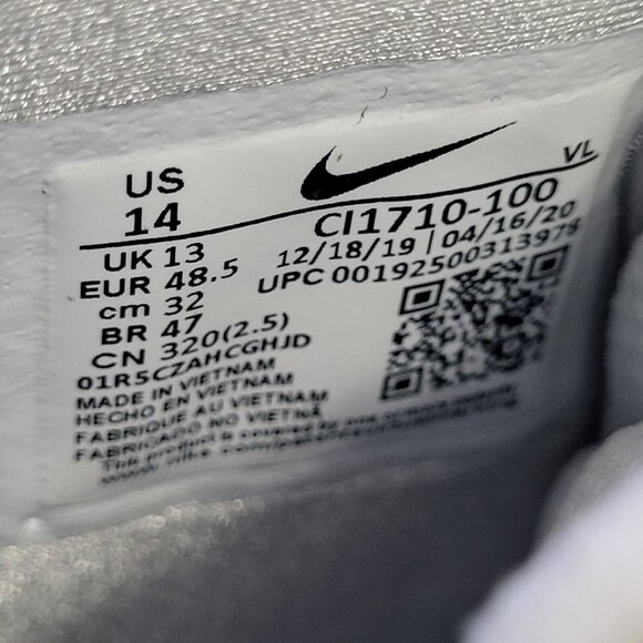 Nike Force Savage Elite 2 TD Football Detachable Cleats White CI1710-100 Sz 14 main image 4